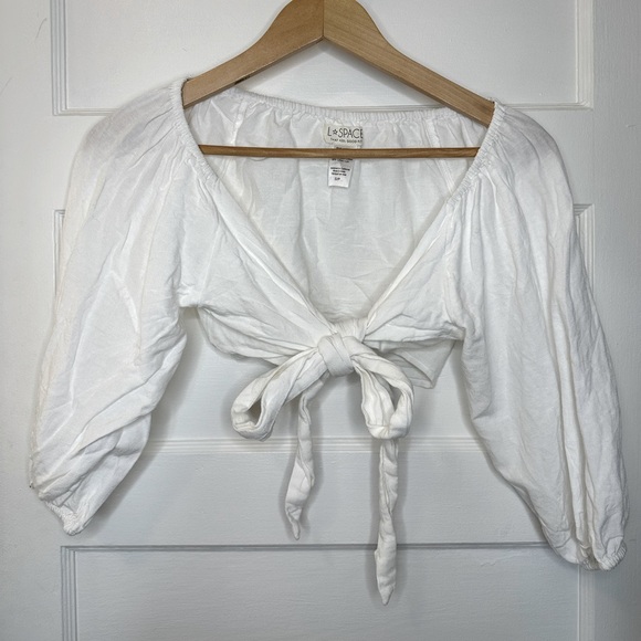 L*Space Wrap Top in Cream - Picture 4 of 11